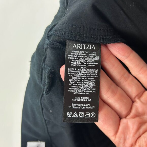 TNA Black Canvas High Rise Wide Leg Cargo Pant 8 - Picture 5 of 8